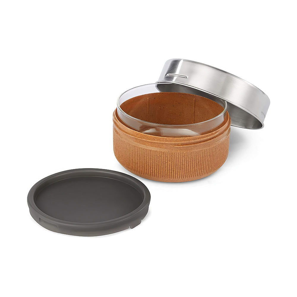 Glass Lunch Bowl with Leak-Proof Lid – Oven & Microwave Safe, 25 fl oz